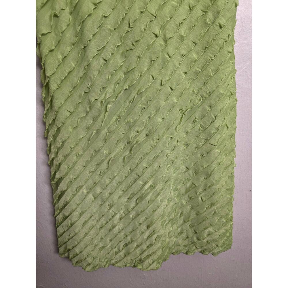 Lulus Faelyn Light Green Strapless Ruffled Midi Dress - Wedding Guest - Small - Picture 7 of 10